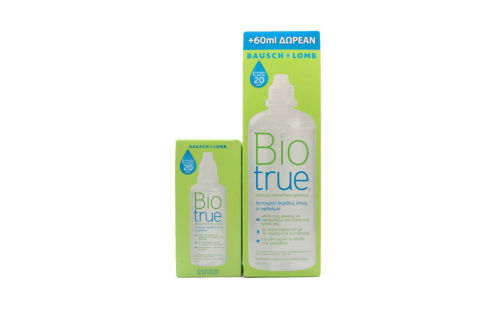 Υγρό Φακών Επαφής Biotrue 360ml + 60ml