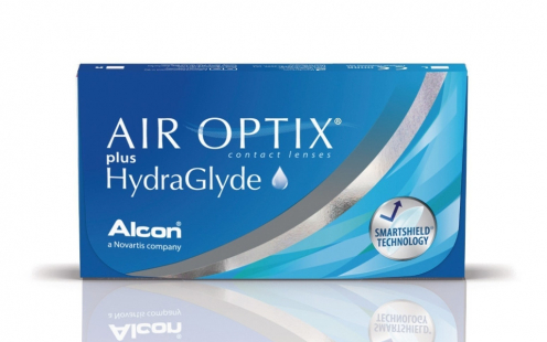 Φακοί Επαφής Air Optix Plus Hydraglyde Μυωπίας Μηνιαίοι 3 τεμ