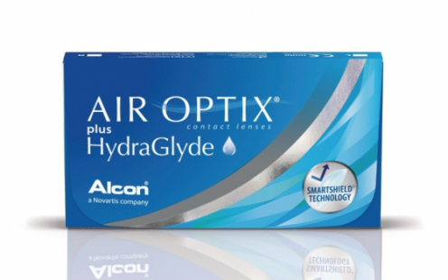 Φακοί Επαφής Air Optix Plus Hydraglyde Μυωπίας Μηνιαίοι 6 τεμ